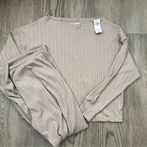 Abercrombie & Fitch Taupe Loungewear Set